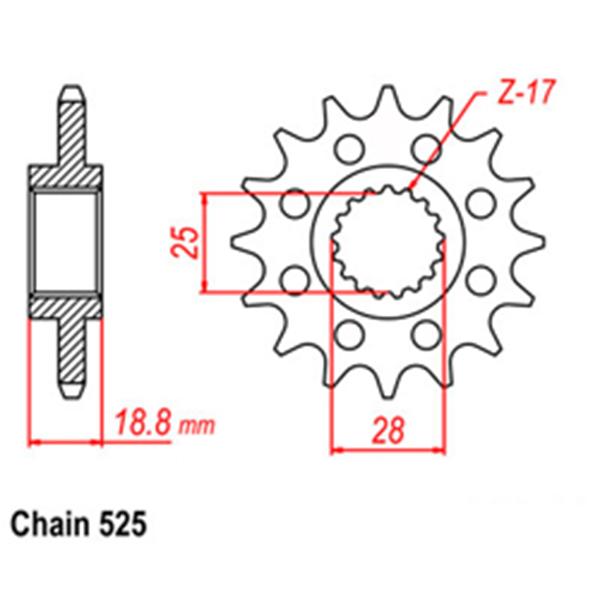 Front Sprocket APRILIA A03