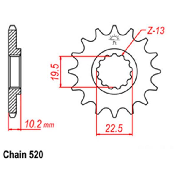 Front Sprocket SUZUKI 143