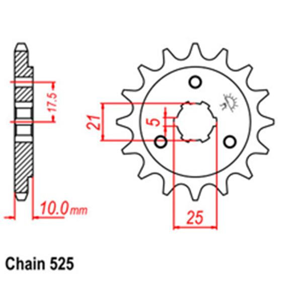 Front Sprocket SUZUKI 31D