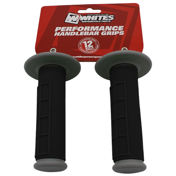 Whites MX Half Waffle Grip Grey/Black