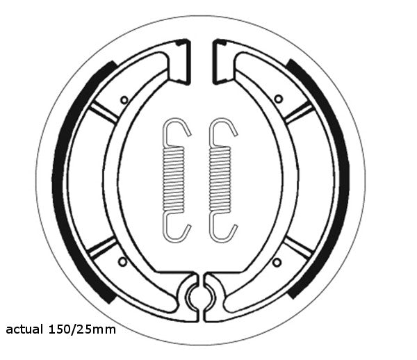 Brake Shoes SBS 2037 Yamaha