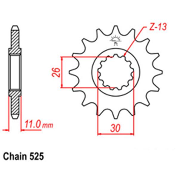 Front Sprocket YAMAHA 5PS