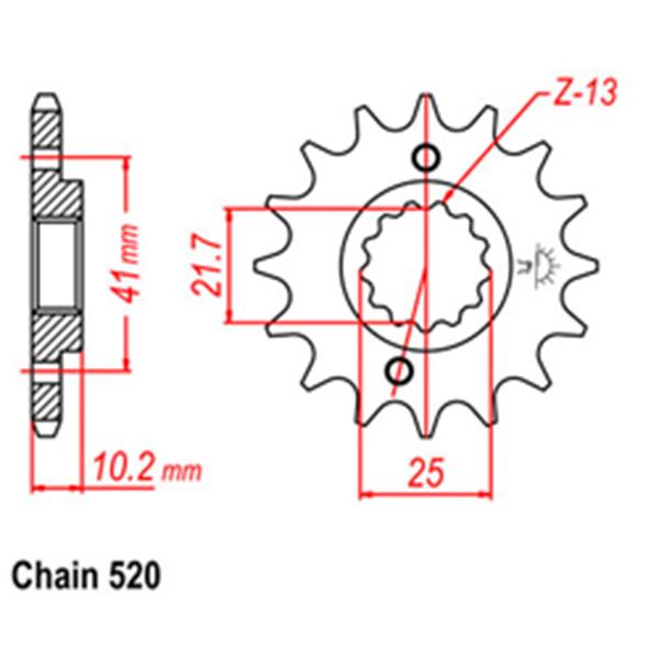 Front Sprocket HONDA 9MN