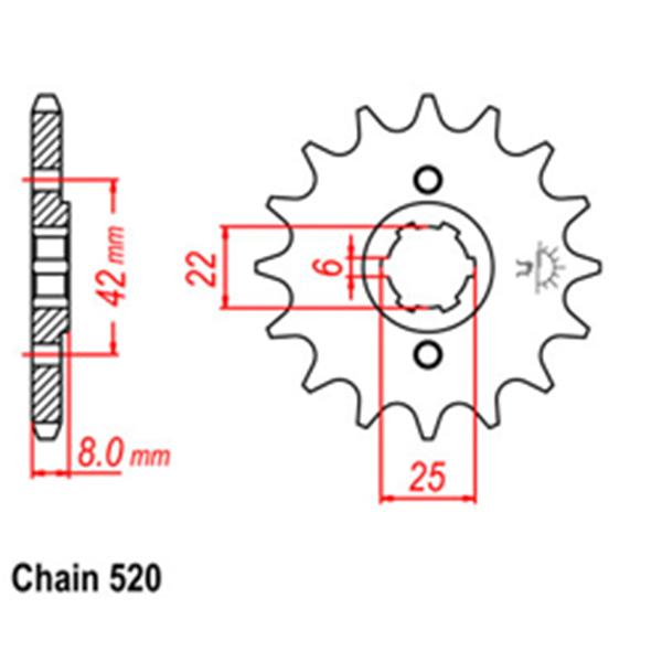 Front Sprocket HONDA 429