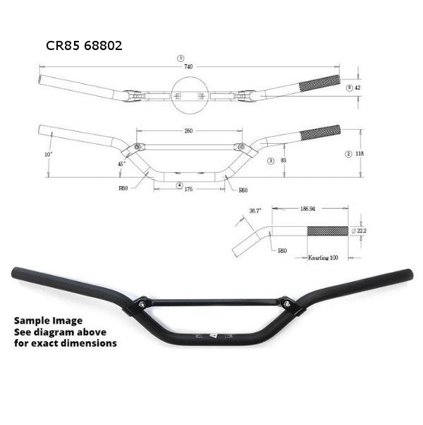 Standard Size Alloy Handlebar