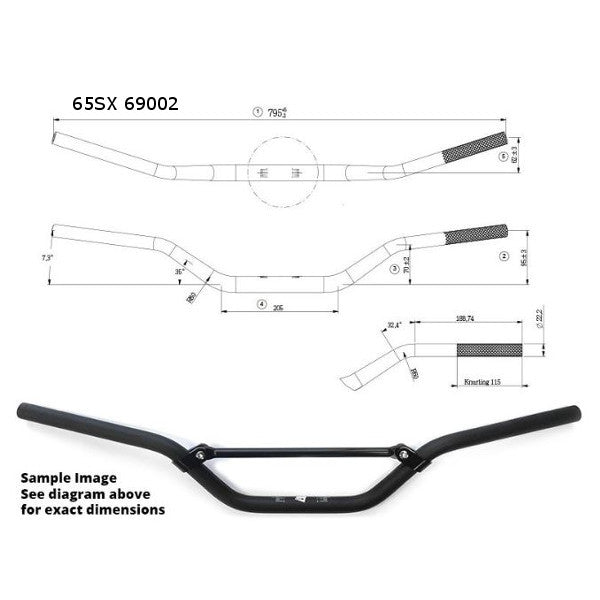 Standard Size Alloy Handlebar