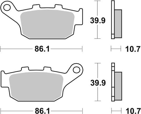 Disc Pads SBS 614LS