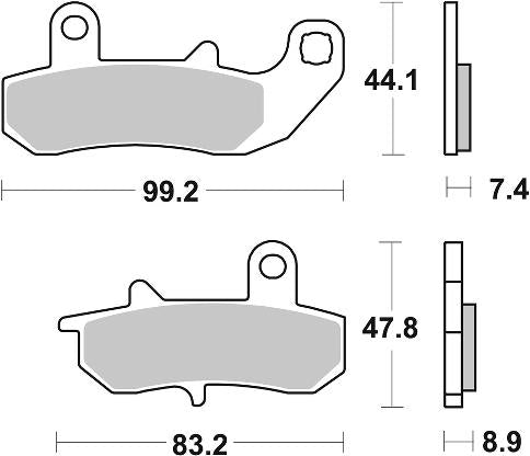 Disc Pads SBS 635LS