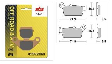Disc Pads SBS 544SI
