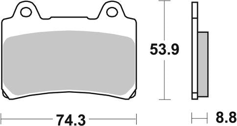 Disc Pad SBS 613HS