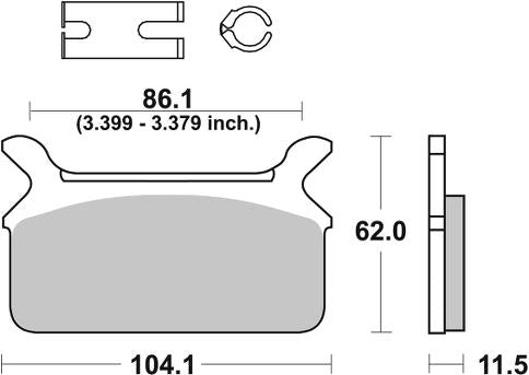 Disc Pad SBS 668H.LS