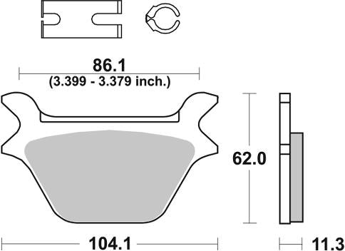 Disc Pad SBS 669H.LS