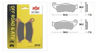 Disc Pads SBS 671RSI