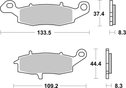 Disc Pad SBS 704HS