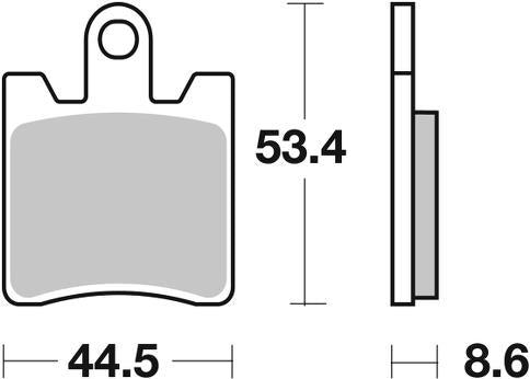 Disc Pads SBS 740HS