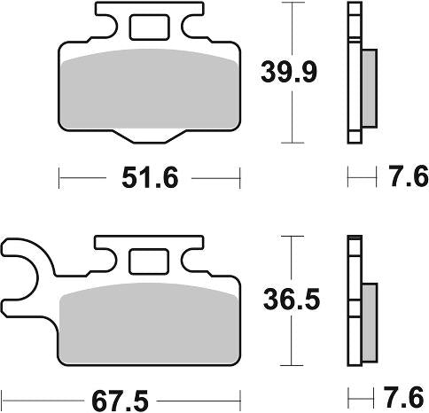 Disc Pads SBS 752RSI