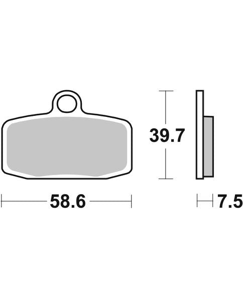 Disc Pads SBS 885RSI front