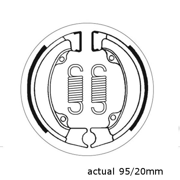 Brake Shoes SBS 2011 Honda