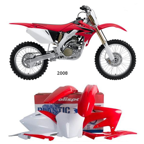 Plastic Kit CRF 250R 2008->2009 Polisport
