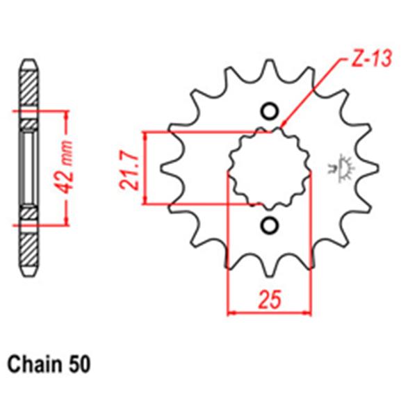 Front Sprocket Yamaha, Kawasaki & Suzuki 440