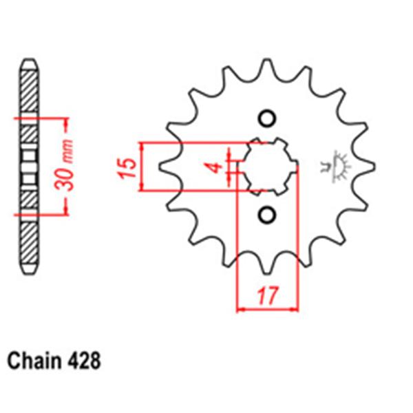 Front Sprocket HONDA 436