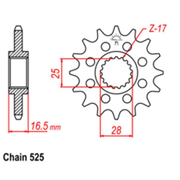 Front Sprocket KTM K05