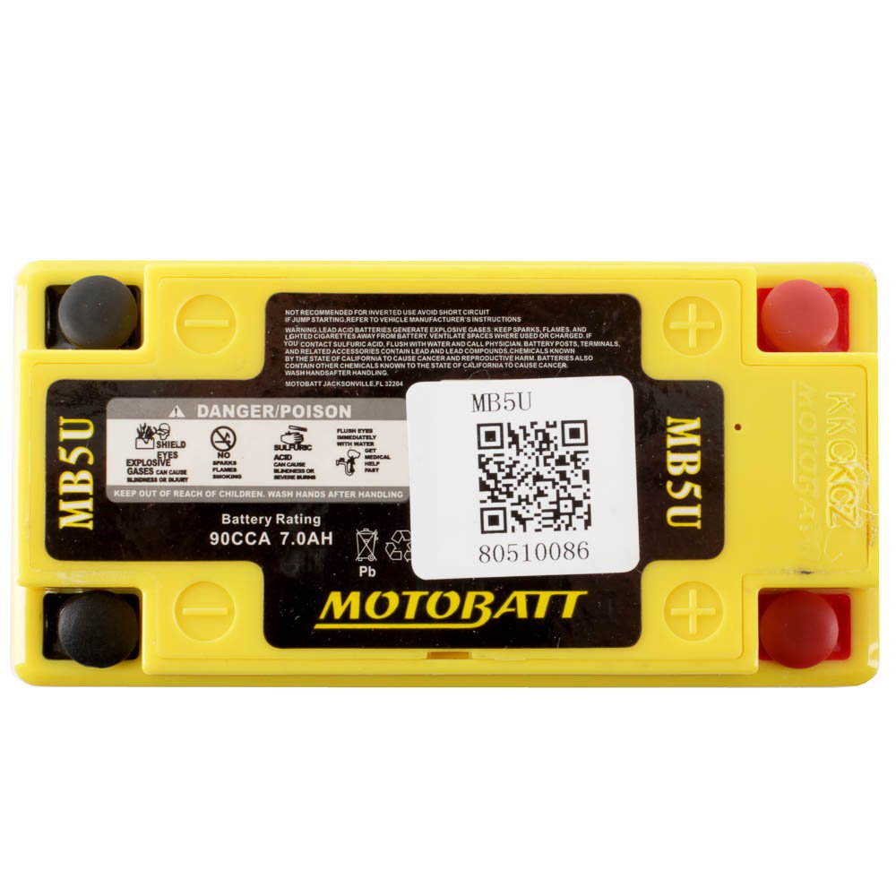 Motobatt MB5U 12 V Battery