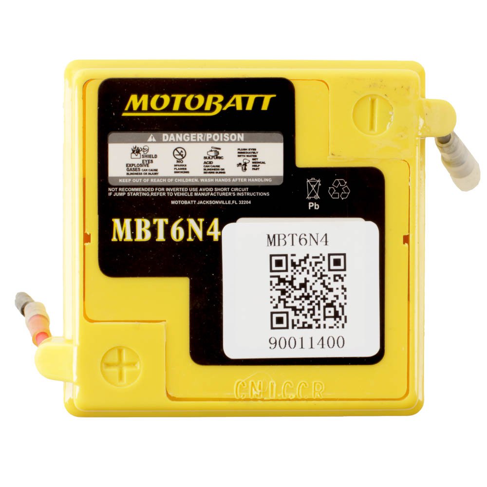 Motobatt MBT6N4 6V Battery