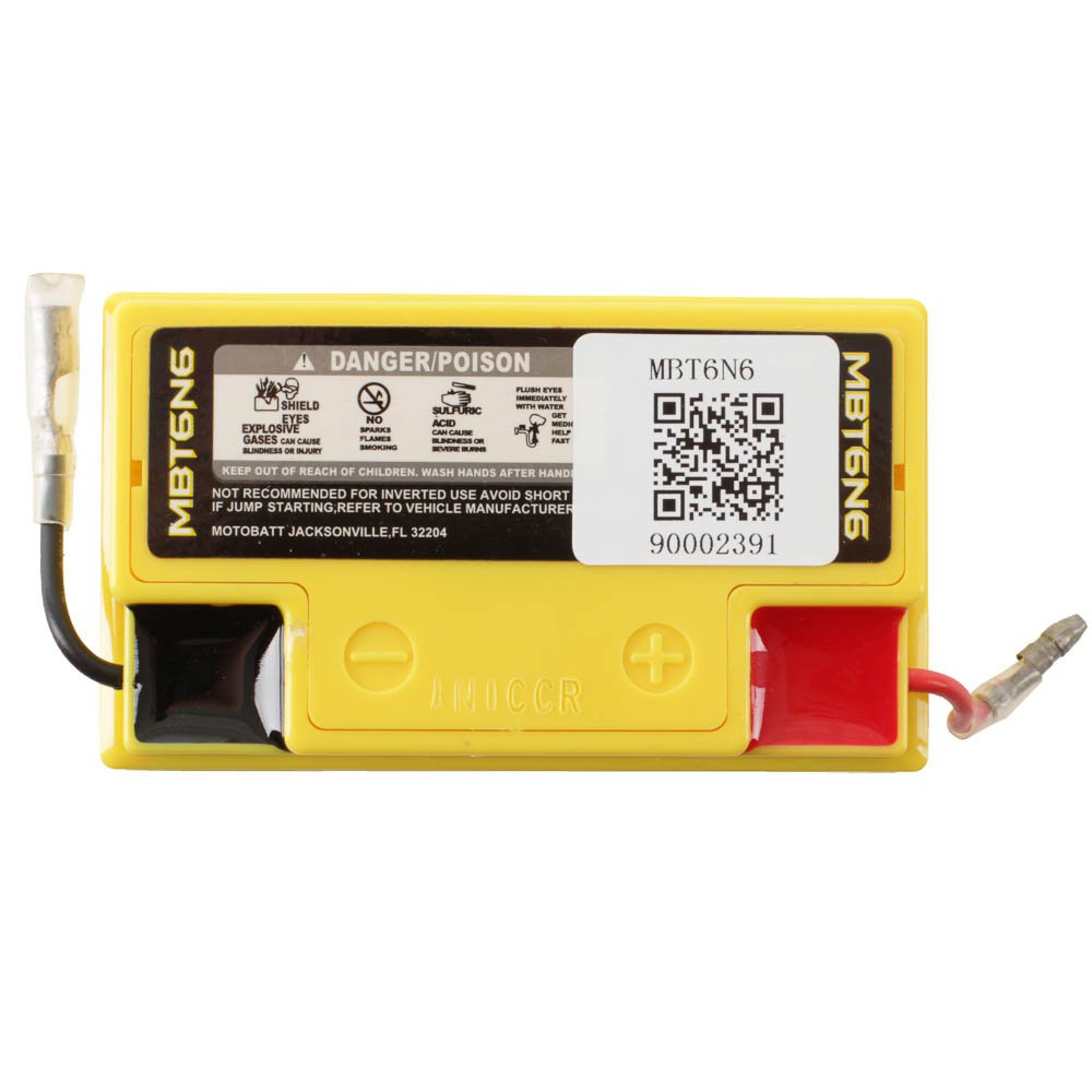 Motobatt MBT6N6 6V Battery