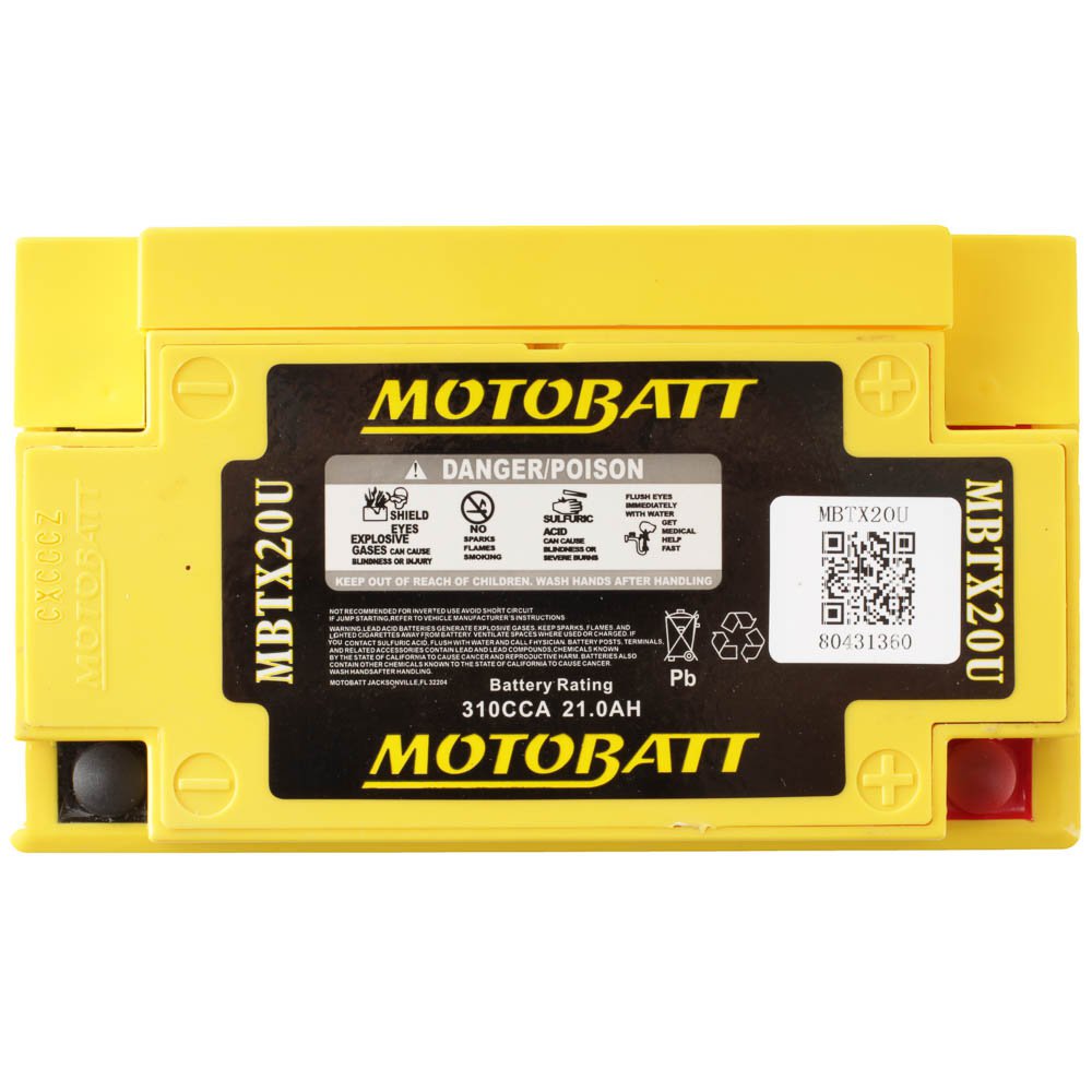 Motobatt MBTX20U 12V Battery