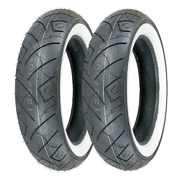 Shinko SR777 White Wall Harley/Metric Cruiser