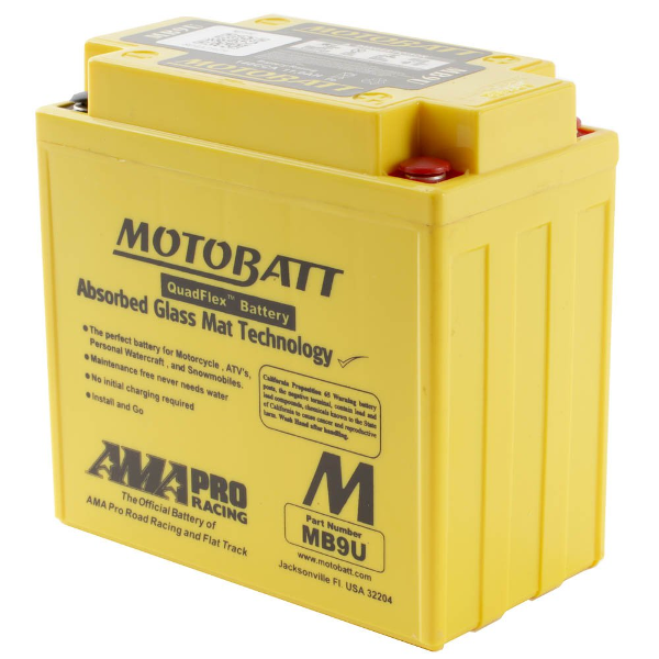 Motobatt MB9U 12V Battery