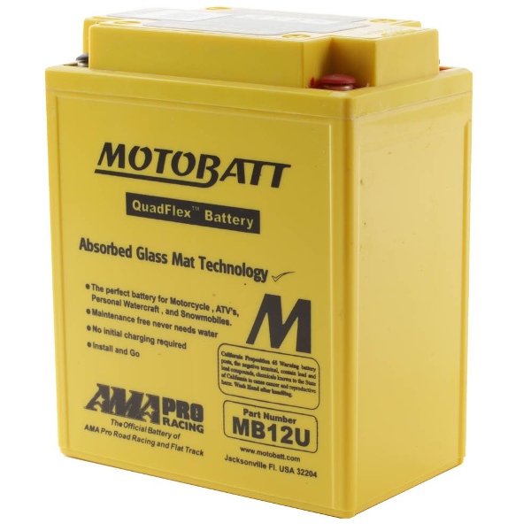 Motobatt MB12U 12V Battery
