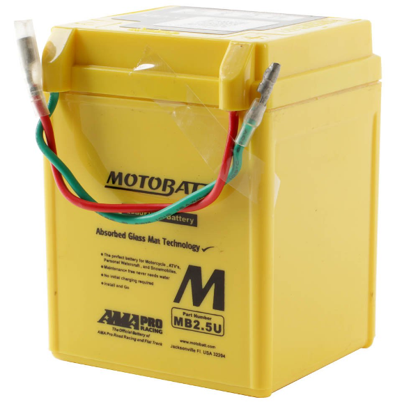 Motobatt MB2.5U 12V Battery