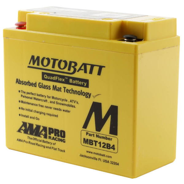 Motobatt MBT12B4 12V Battery
