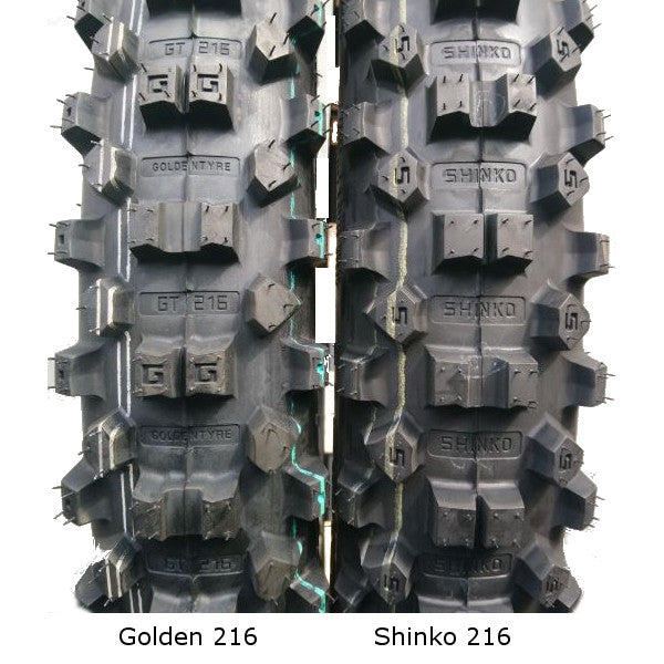 Golden Tyre 216AA front inc Fatty
